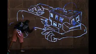 Interactive Light Painting at the White Night Bilbao_2021