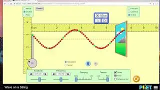 Calculate Wavespeed using Wave on a String simulator