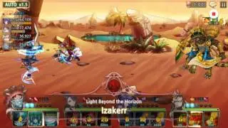 [King's Raid] Hard 6-21 Hybrid DPS Auto-battle farming