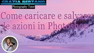 Caricare e salvare un'azione in Photoshop