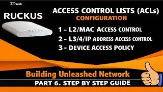 RUCKUS Access Control Lists ACLs Configuration, Access Control Policy, Access Permissions