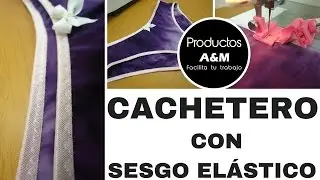 CACHETERO DE DAMA || TÉCNICA CON SESGO ELÁSTICO || FÁCIL Y RÁPIDO!!