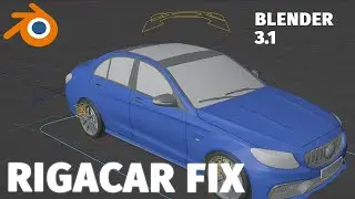 Blender 3.1 tutorial rigacar add-on fix