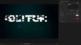 Demo of Glitched, a free FCPX Title plugin