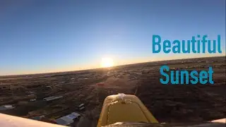 RC plane films beautiful sunset!!
