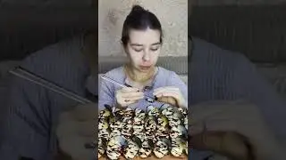 МИДИИ МУКБАНГ ПОЛНОЕ ВИДЕО НА КАНАЛЕ 😍😋 #мукбанг #рекомендации #mukbang #асмр #роллы #мидии