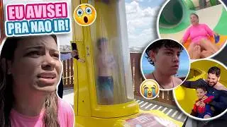 Foi IMPRESSIONAR A NAMORADA e SE ARREPENDEU! - dia RADICAL no PARQUE AQUÁTICO | Kathy Castricini