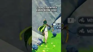 Catalyst Characters can Break Ores?!✨ | Genshin Impact