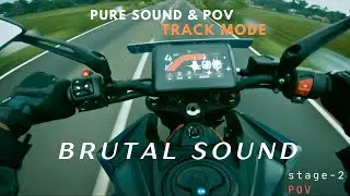 Duke 390 Track Mode POV | Quick Shifter+ | Pure Sound