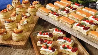 3 RECETTES APERO avec de la pâte feuilletée ✨✨