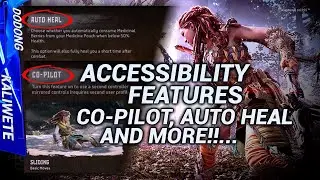 HORIZON FORBIDDEN WEST | ACCESSIBILITY FEATURES | CO-PILOT, AUTO HEAL... AND MORE!!