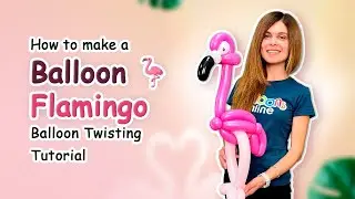 How to make Balloon 🦩 Flamingo | Balloon Twisting Tutorial