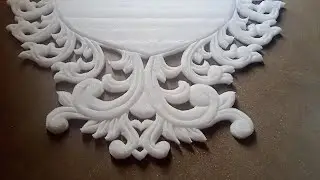 Thermocol design/heart shape