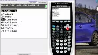 Calculator How to 13 - how to find intersection on the graph.