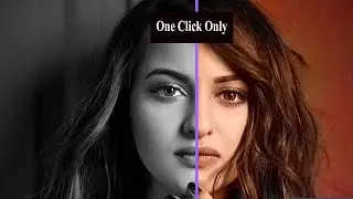 how to convert black and white photo to color online in hindi