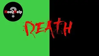 Scary Bloody Effects Green Screen & Black Screen | Need Help?