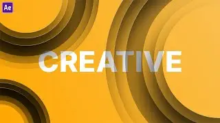 Creative Text in After Effects - After Effects Tutorial - Easy Method