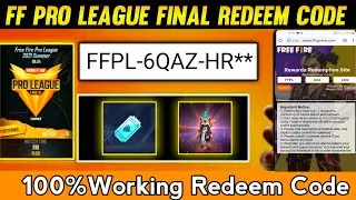 Rocky Pet Redeem Code | FREE FIRE REDEEM CODE | Pro League Final Redeem Code | FF Redeem Code Today