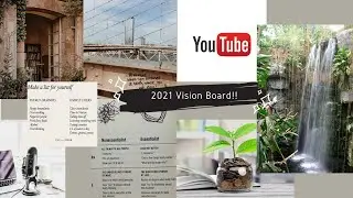 Making my 2021 Mood Board (DIY)