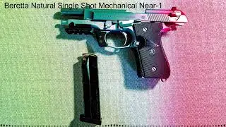 Beretta Natural Single Shot Mechanical Near 1 - Sound Effect For Editing