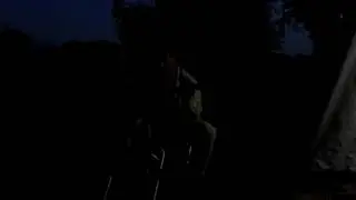 Санское ночью на берегу Оки
