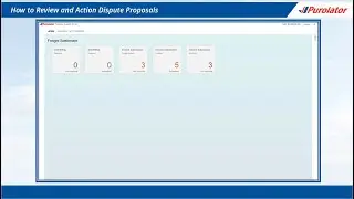 Freight Settlement   How to Review and Action Dispute Proposals