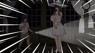 키가 매우 큰 팔척귀신 누나가 따라오고 있어!