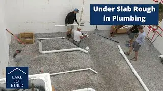 ICF New Construction Build - Under Slab Rough In Plumbing