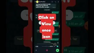 How to send View Once Audio Message in WhatsApp 