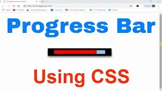 How to Create Loading Progress Bar with CSS