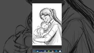 The best place to Sleep  is in a mother's arms.