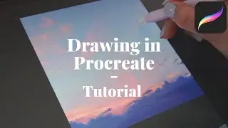 Drawing Landscape in Procreate Tutorial 🌸