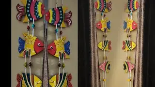 Beautiful wall hanging craft😍😍👌👌👌👌👌👌👌👌😍😍😍😍.....