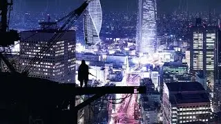 i got the whole city in my hand /art process photoshop