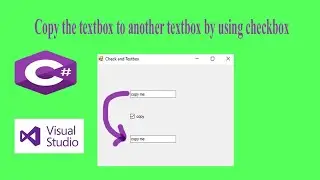 C# Copy the textbox to another textbox using Checkbox