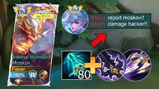 MOSKOV NEW 1 SHOT BUILD 2025 INSTANT DELETE!! (moskov best build 2025) - MLBB