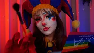 ASMR Pomni Does Your Clown Makeup