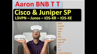 cisco and juniper sp - l3vpn