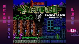 LIVE: Castlevania 2 Translation Rom Hack | OG Hardware / OSSC Upscaler 1080p 60fps