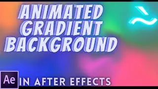 Animated Gradient Background After Effects Tutorial | Gradient Overlay Background