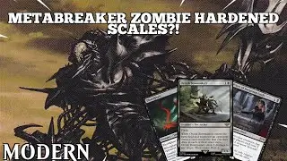 METABREAKER ZOMBIE HARDENED SCALES?! | Crusader Cauldron | Modern | MTGO