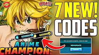 ⚠️UPD NEW!⚠️ANIME CHAMPIONS SIMULATOR ROBLOX CODES 2024 - ANIME CHAMPIONS CODES