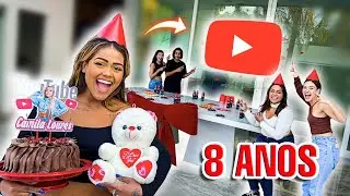 FIZEMOS UMA FESTA DE 8 ANOS DO CANAL!!!