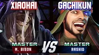 SF6 ▰ XIAOHAI (M.Bison) vs GACHIKUN (Rashid) ▰ High Level Gameplay