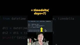 Add N days to Python datetime #python #shorts