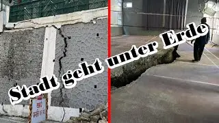Stadt in Indien geht unter die Erde! Naturkatastrophen, Wetter weltweit.