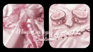 [SILENT VIBRATOR] Manifest sex toys // unisex // subliminal