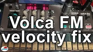 Volca FM velocity fix with MIDIPal