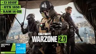 Call of Duty: Warzone 2.O | BALANCED | I3 GEN 10F GTX 1650 4GB | RAM 16GB