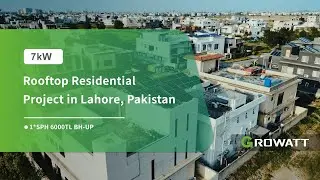 Growatt at Pakistan | SPH 6000TL BH-UP Residential Rooftop Project
